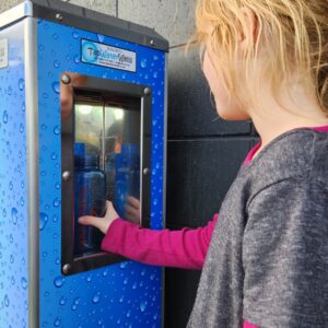 Classic Bottle Filler with TWW blue bubble mural